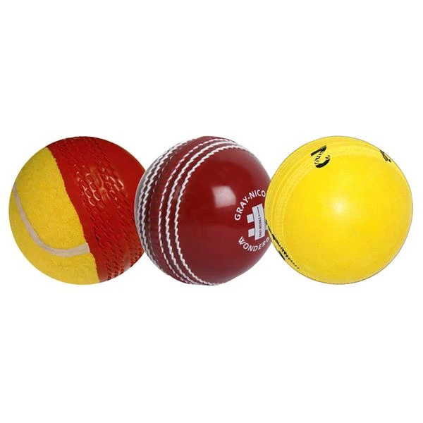 GRAY NICOLLS CRICKET BALL SKILL BOWLING 3 PACK 1 GRAY NICOLLS CRICKET BALL SKILL BOWLING 3 PACK