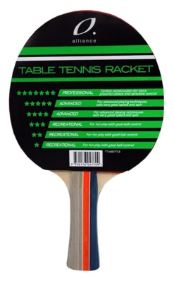 Alliance® ALLIANCE TYPHOON 3 STAR TABLE TENNIS BAT -Sports Gear Shop 33