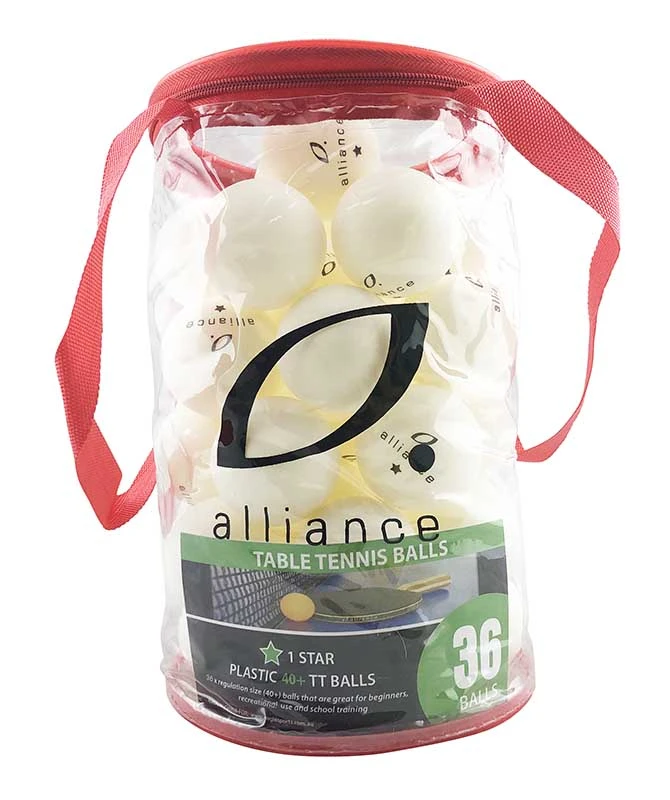 Alliance® ALLIANCE TABLE TENNIS BALLS 40+ ABS 1 STAR WHITE - PACK OF 36 2 Alliance® ALLIANCE TABLE TENNIS BALLS 40+ ABS 1 STAR WHITE - PACK OF 36 - Image 2