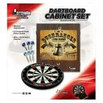 FORMULA BUSHRANGER DART BOARD CABINET SET