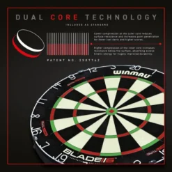 WINMAU BLADE DUAL CORE DART BOARD -Sports Gear Shop 9666191 blade6dc v2 2