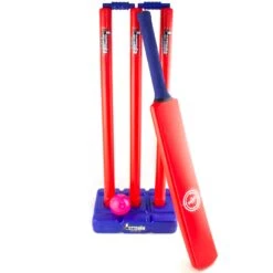 FORMAULA CRICKET SET DOUBLE DELUX PLASTIC -Sports Gear Shop 980500 Double Deluxe Cricket Set A scaled 1