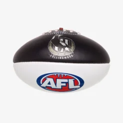 BURLEY COLLINGWOOD MAGPIES AFL PVC CLUB FOOTBALL 16CM