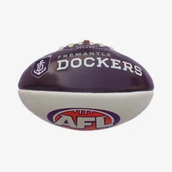 BURLEY FREMANTLE DOCKERS AFL PVC CLUB FOOTBALL 16CM