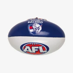 BURLEY WESTERN BULLDOGS AFL PVC CLUB FOOTBALL 16CM
