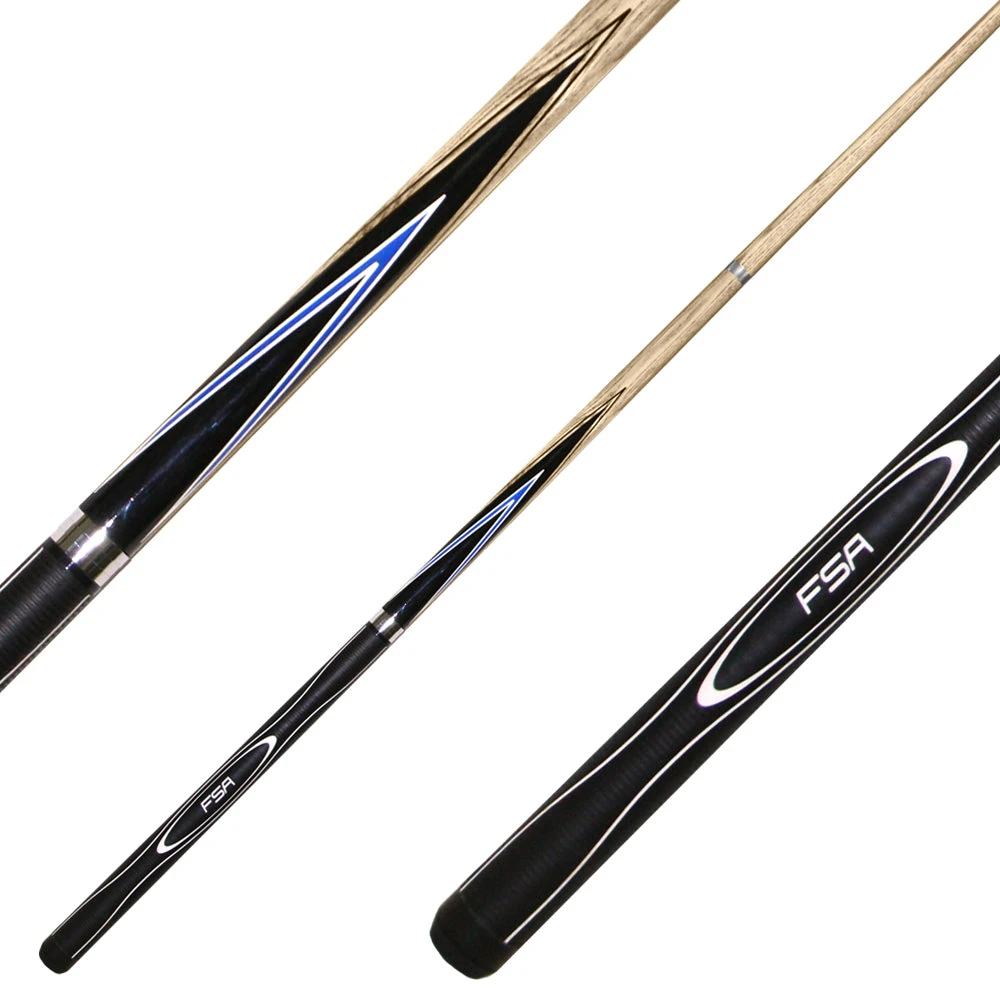 POOL CUE WAC SOFT GRIP ASH 2 PCE 1 POOL CUE WAC SOFT GRIP ASH 2 PCE