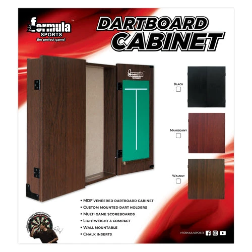 FORMULA MDF DART BOARD CABINET 1 FORMULA MDF DART BOARD CABINET
