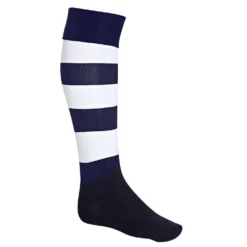 BURLEY SEEKEM SMALL SIZE FOOTBALL SOCKS RAILWAY WHITE