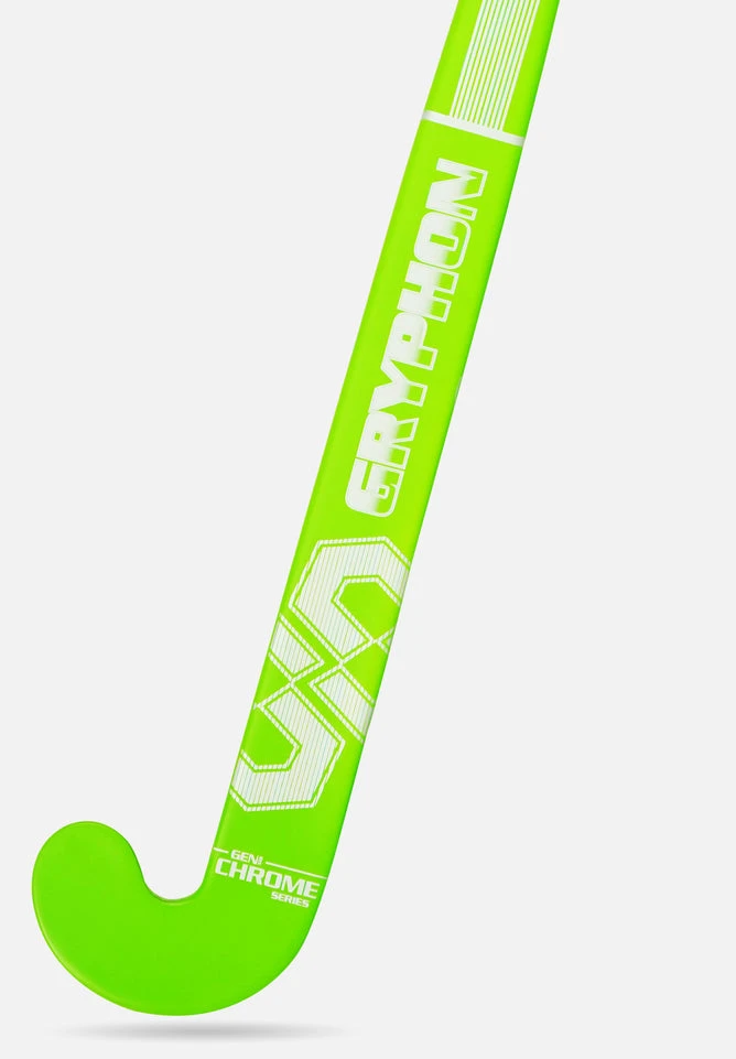 HOCKEY STICK CHROME SOLO GRYPHON - LIME 3 HOCKEY STICK CHROME SOLO GRYPHON - LIME - Image 3
