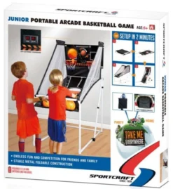 PORTABLE BASKETBALL ARCADE GAME SPORTCRAFT -Sports Gear Shop GSCPABJ 20 1