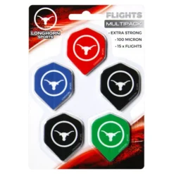 FORMULA MULTIPACK DART FLIGHTS LONGHORN
