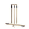 B A S CRICKET STUMPS & BAILS WOODEN CLUB