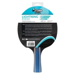 FORMULA LIGHTENING 5 STARTABLE TENNIS BAT -Sports Gear Shop T50500 Lightning Bat Back LR