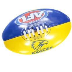 BURLEY FOOTBALL PVC AFL CLUB 16CM WEST COAST EAGLES