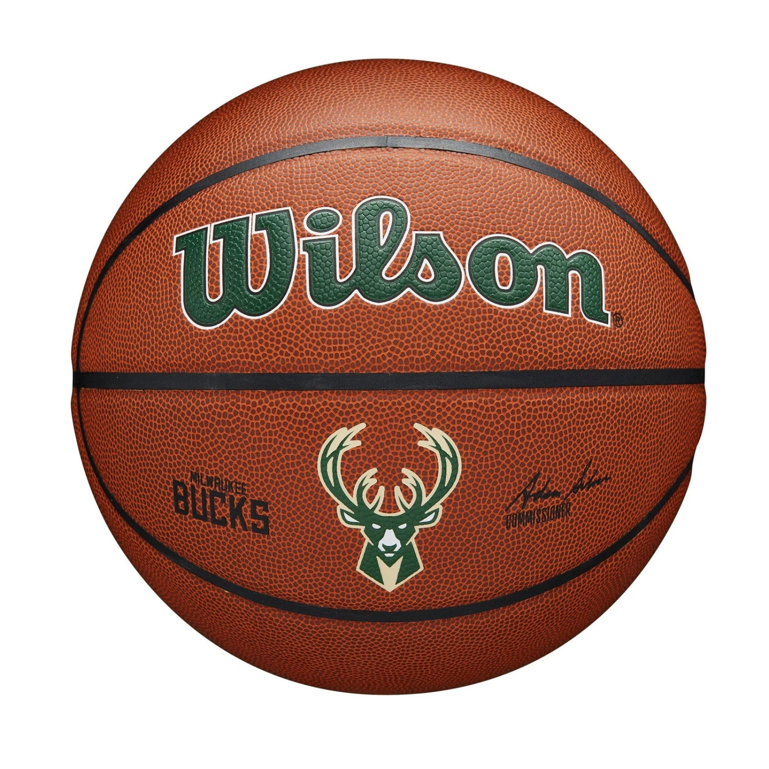 WILSON NBA TEAM COMPOSITE MILWAUKEE BUCKS BASKETBALL