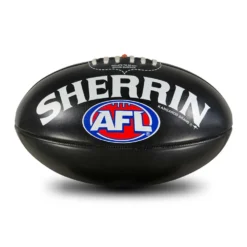 SHERRIN AFL BALL ALL BLACK
