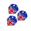 ONE80 EMBOSSED STANDARD DART FLIGHTS - AUSTRALIAN