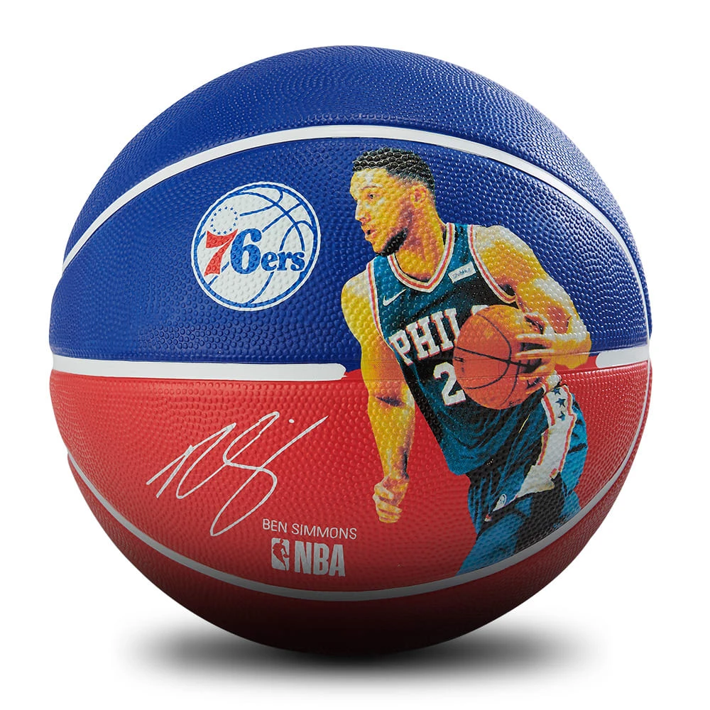 SPALDING NBA PLAYER SERIES BASKETBALL- BEN/SIMMONS 1 SPALDING NBA PLAYER SERIES BASKETBALL- BEN/SIMMONS