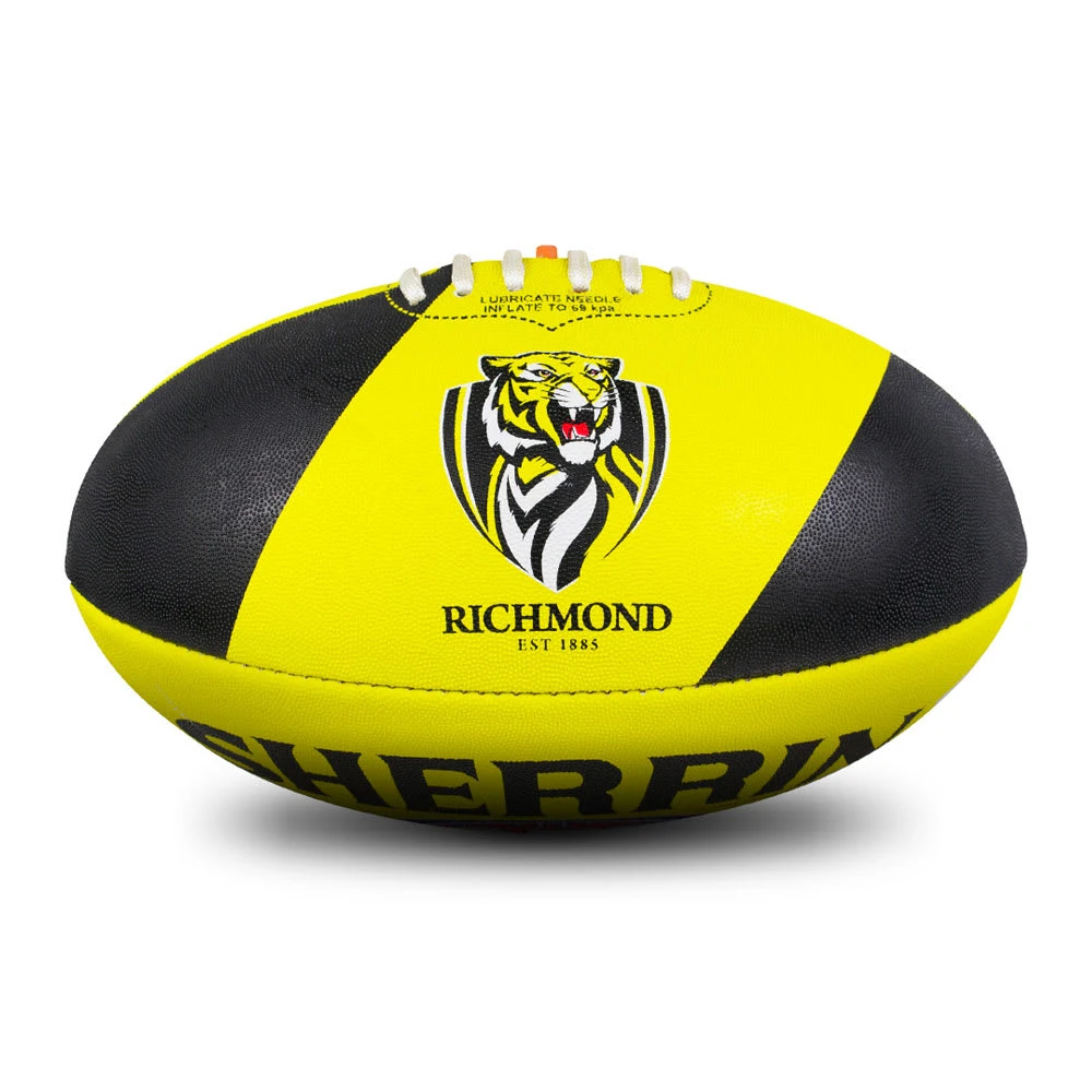 SHERRIN AFL CLUB SUPPORTER SYNTHETIC FOOTBALL - RICHMOND 1 SHERRIN AFL CLUB SUPPORTER SYNTHETIC FOOTBALL - RICHMOND