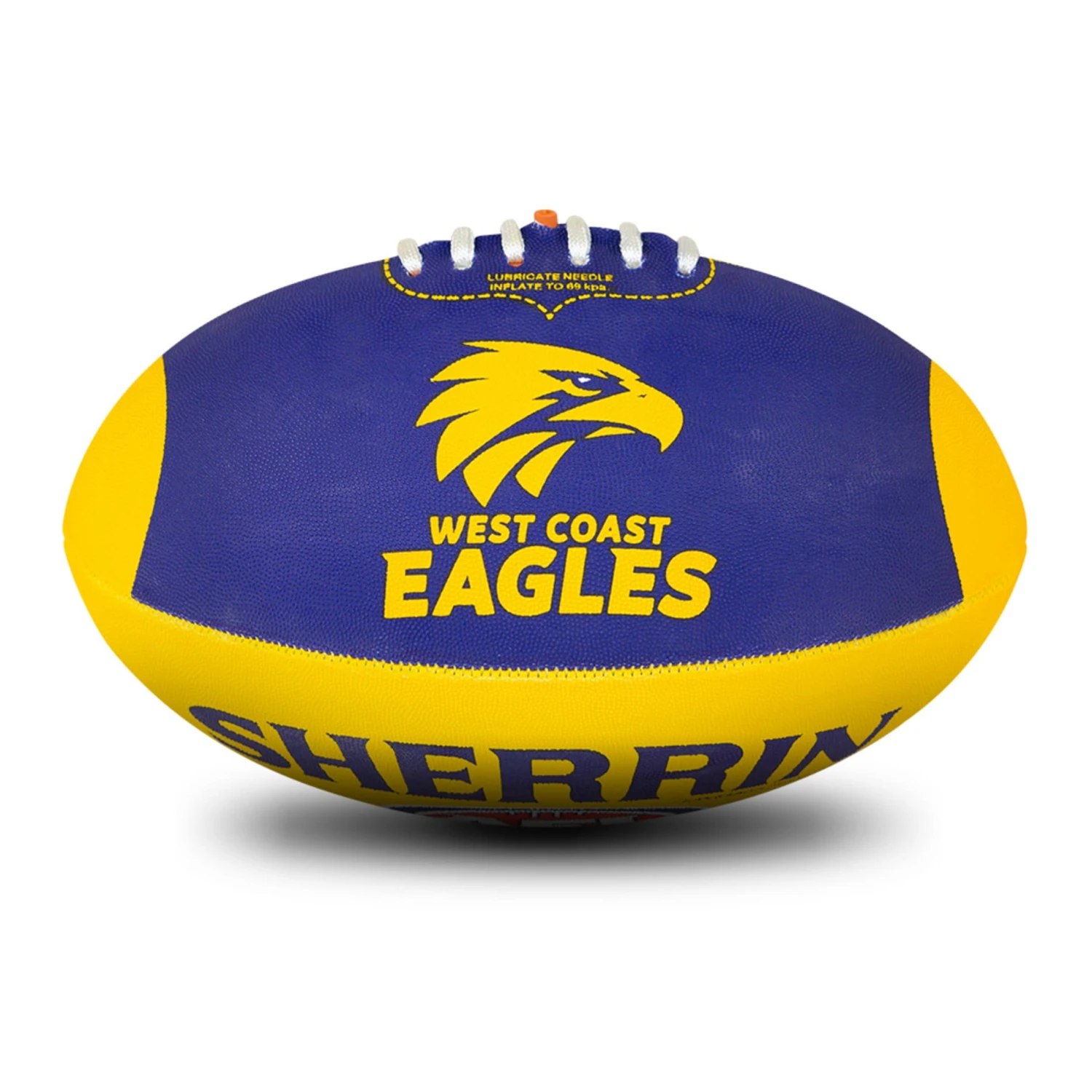 SHERRIN AFL CLUB SUPPORTER SYNTHETIC FOOTBALL - WEST COAST EAGLES 2 SHERRIN AFL CLUB SUPPORTER SYNTHETIC FOOTBALL - WEST COAST EAGLES - Image 2