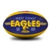 SHERRIN AFL CLUB SUPPORTER SYNTHETIC FOOTBALL - WEST COAST EAGLES