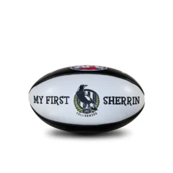 SHERRIN MY FIRST SOFT TOUCH FOOTBALL COLLINGWOOD MAGPIES -Sports Gear Shop col4