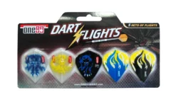 ONE 80 SET OF 5 DART FLIGHTS- KYTE