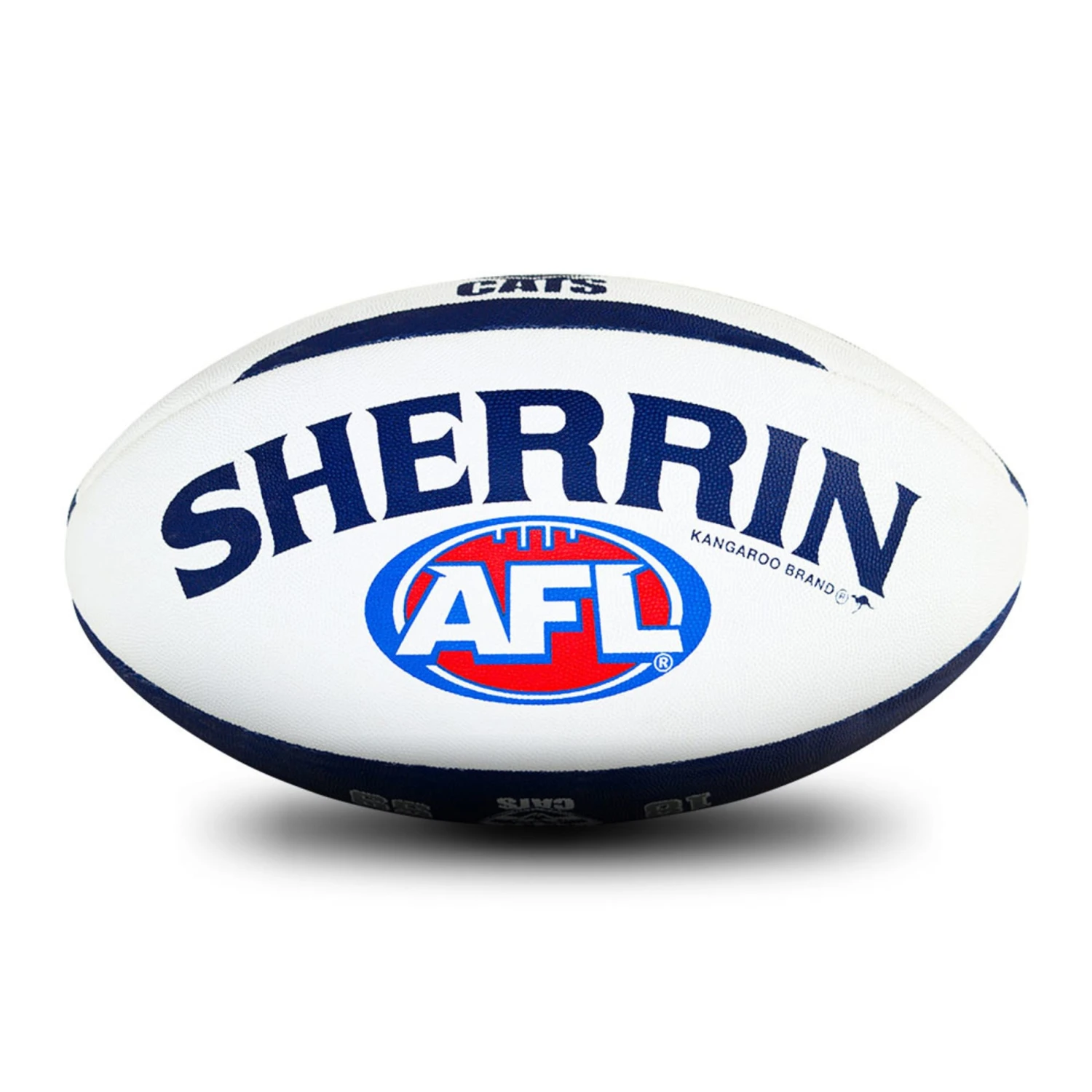 SHERRIN AFL CLUB SUPPORTER SYNTHETIC FOOTBALL - GEELONG 4 SHERRIN AFL CLUB SUPPORTER SYNTHETIC FOOTBALL - GEELONG - Image 4