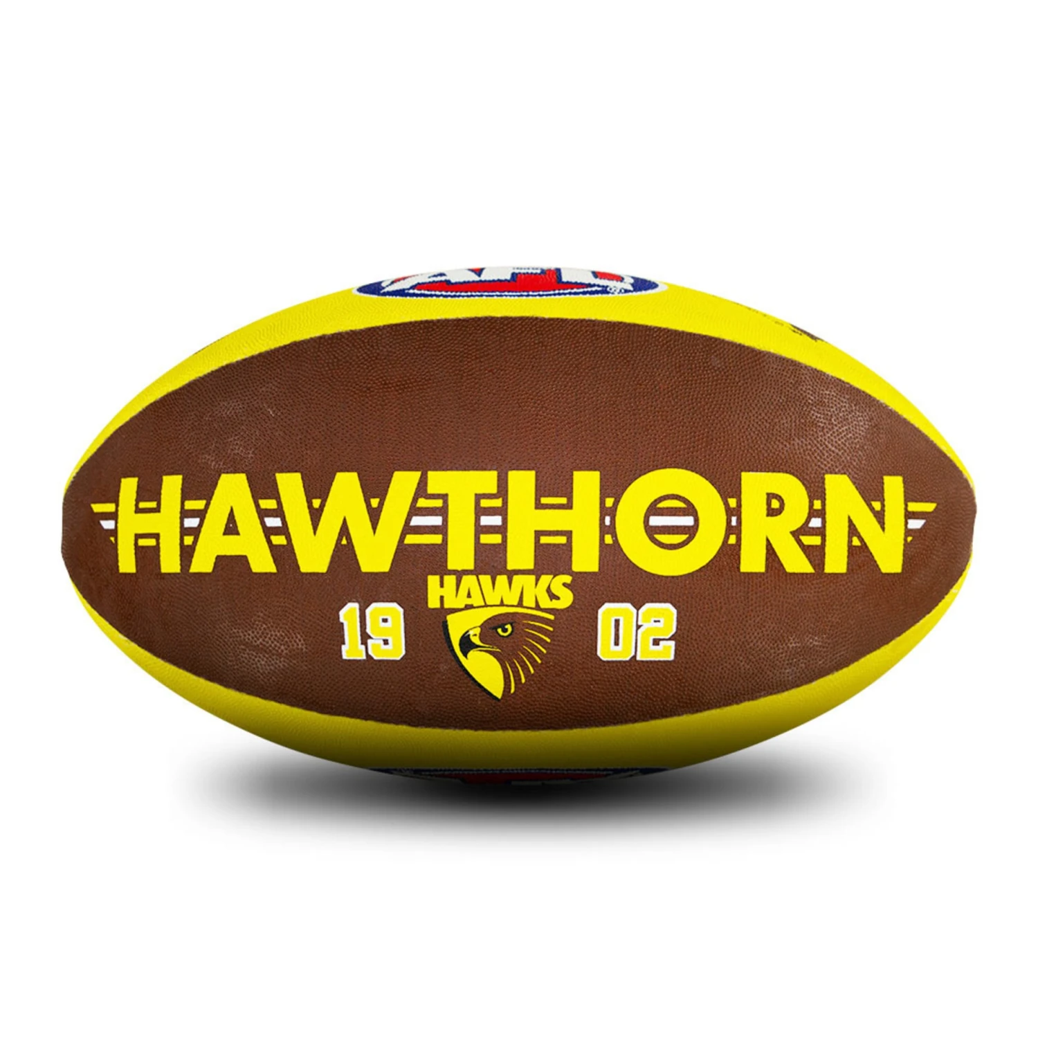 SHERRIN AFL CLUB SUPPORTER SYNTHETIC FOOTBALL - HAWTHORN 3 SHERRIN AFL CLUB SUPPORTER SYNTHETIC FOOTBALL - HAWTHORN - Image 3