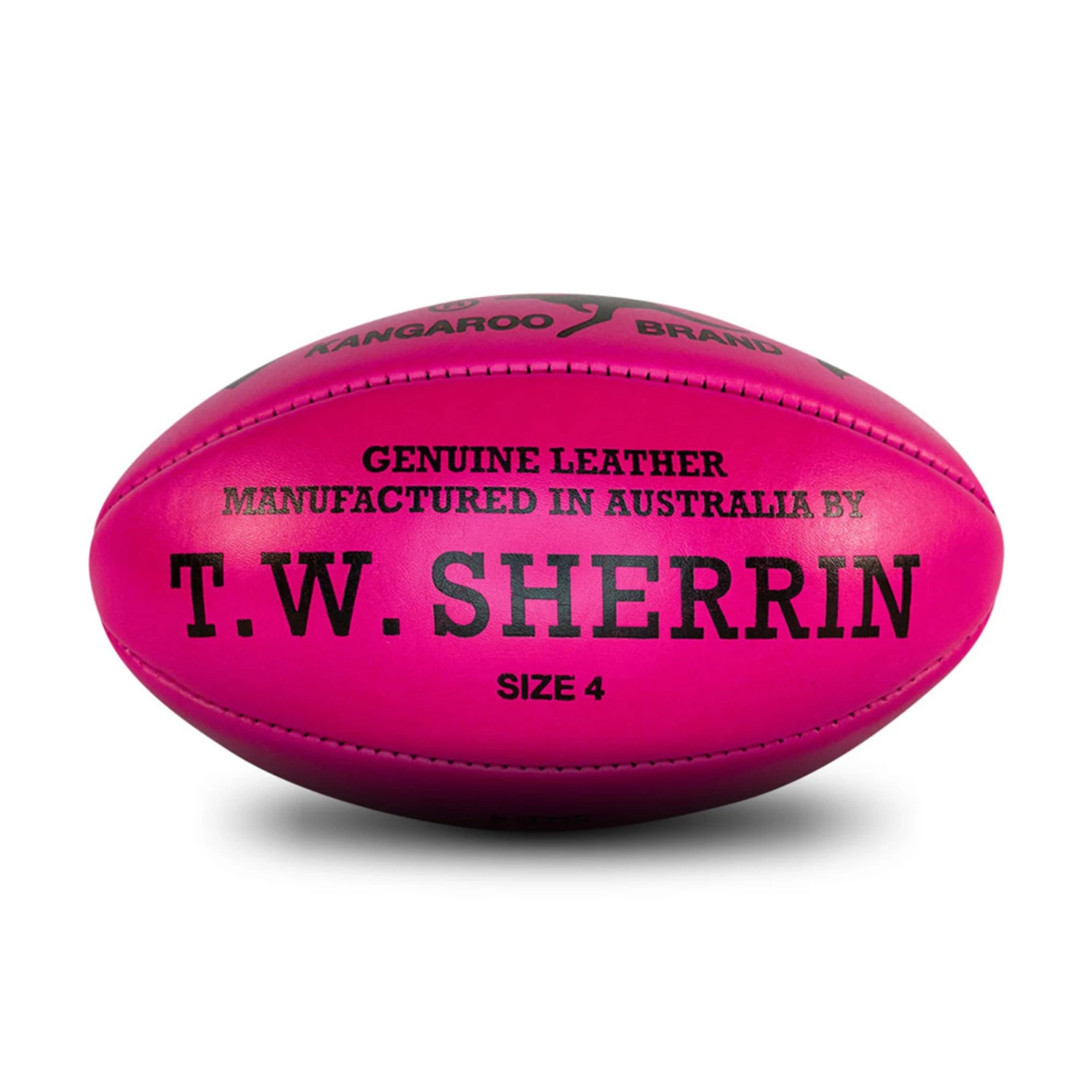SHERRIN KB POLY FOOTBALL - FLUORO/PINK 2 SHERRIN KB POLY FOOTBALL - FLUORO/PINK - Image 2