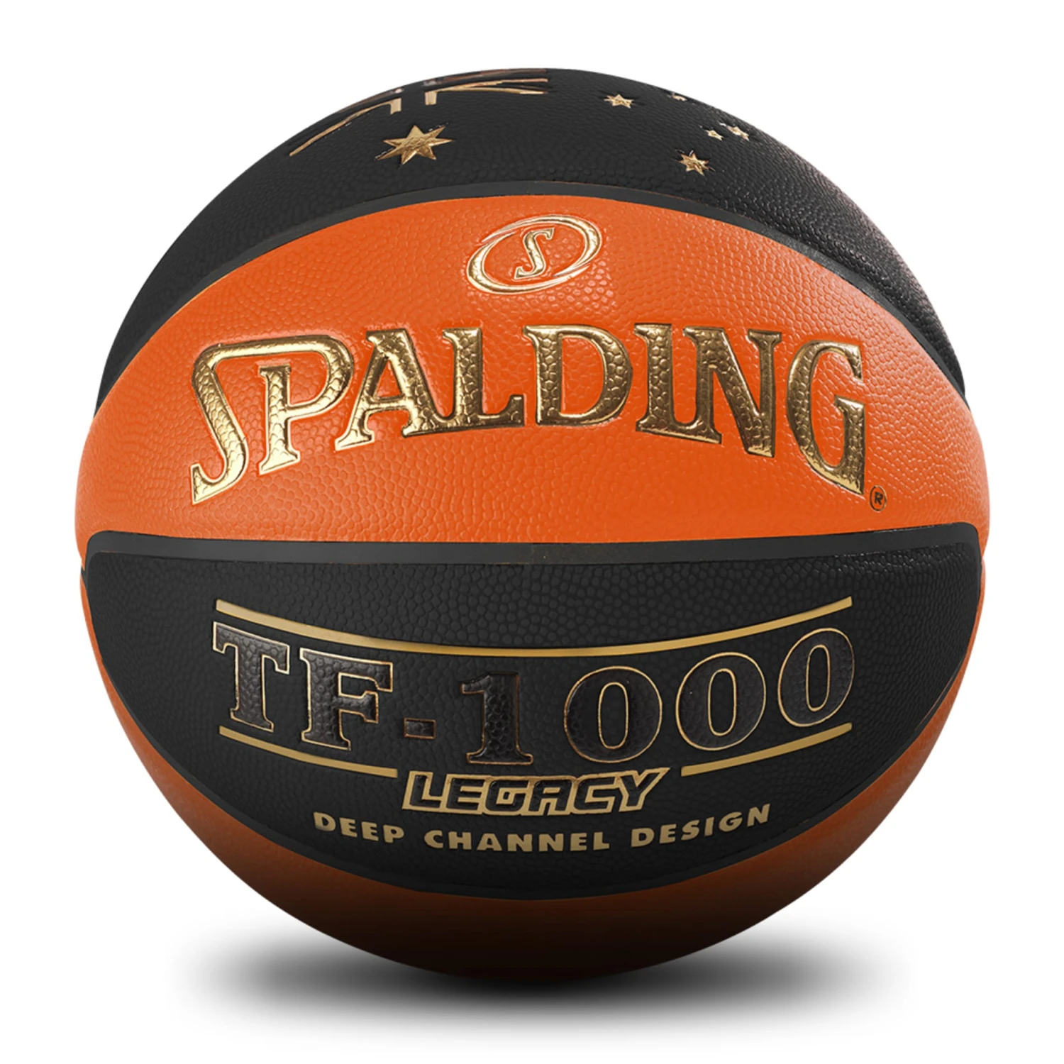 SPALDING TF 1000 AUS INDOOR BASKETBALL- BLACK/ORANGE 2 SPALDING TF 1000 AUS INDOOR BASKETBALL- BLACK/ORANGE - Image 2
