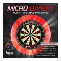 FORMULA MICRO-BAND III BLADED DART BOARD