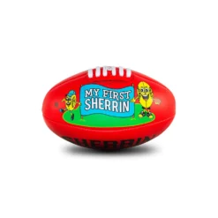 SHERRIN MY FIRST SOFT TOUCH FOOTBALL- RED REPLICA