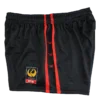 Burley SEKEM FOOTBALL SHORTS MENS WACF SPLICED - BLACK/RED