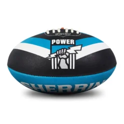 SHERRIN AFL CLUB SUPPORTER SYNTHETIC FOOTBALL - PORT ADELAIDE -Sports Gear Shop port1