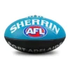 SHERRIN AFL CLUB SUPPORTER SYNTHETIC FOOTBALL - PORT ADELAIDE
