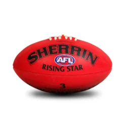 SHERRIN RISING STAR SYNTHETIC FOOTBALL - RED -Sports Gear Shop rise3