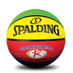 SPALDING ROOKIE GEAR SOFT TOUCH BASKETBALL - COLOURED