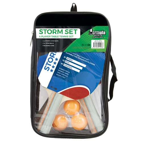 FORMULA TABLE TENNIS STORM 4 PLAYER SET 1 FORMULA TABLE TENNIS STORM 4 PLAYER SET